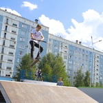 В Междуреченске  торжественно открыли скейт-парк и комплекс тренажеров