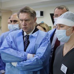 Сергей Цивилев и Михаил Мурашко открыли новый лабораторный корпус Кузбасской инфекционной больницы