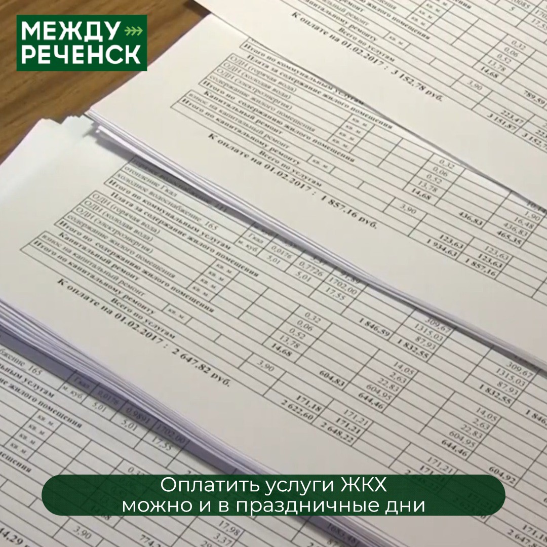 Оплатить услуги ЖКХ можно и в праздничные дни | 19.02.2024 | Междуреченск -  БезФормата