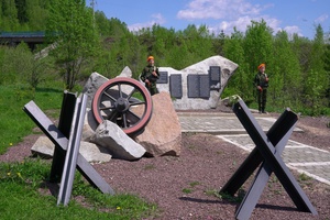 В посёлке Теба состоялось официальное открытие и освящение памятника тебинцам, участникам Великой Отечественной войны