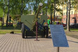 Макет пушки ЗИС-3 образца 1942 года установили в Междуреченске