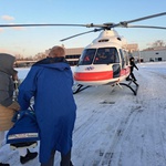 Более 150 пациентов спасла санитарная авиация КуZбасса в этом году